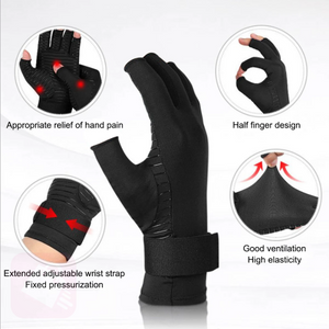 GUANTES DE COMPRESIÓN CON AJUSTADOR