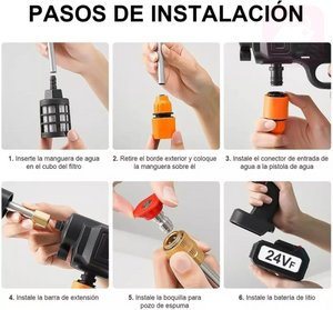 HIDROLAVADORA RECARGABLE INALÁMBRICA 128