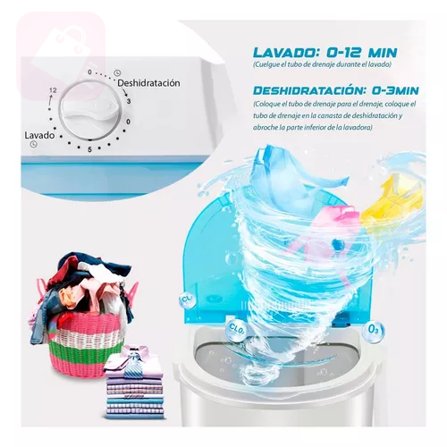 MINI LAVADORA PORTÁTIL
