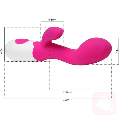 Vibrador de Silicona Bidireccional