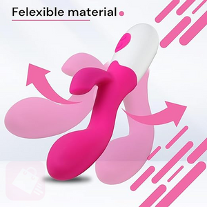 Vibrador de Silicona Bidireccional