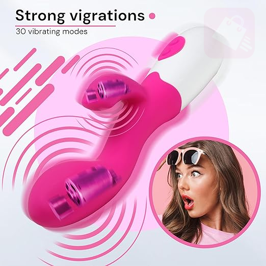 Vibrador de Silicona Bidireccional