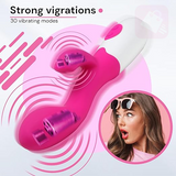 Vibrador de Silicona Bidireccional